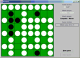 Screenshot of a Reversi game